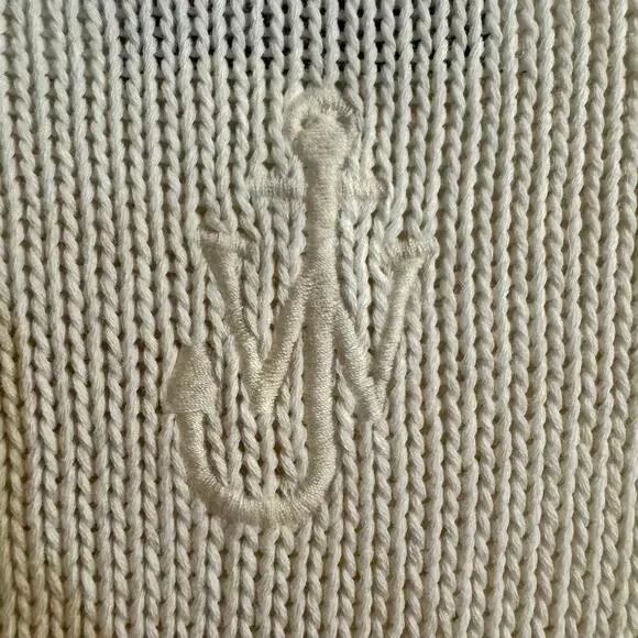 JW ANDERSON Twist-front cutout cotton dress Cream Size XS - Picture 9 of 13